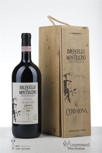 BRUNELLO DI MONTALCINO 2001 - Molinari Cerbaiona - 1 x Magnum - Owc 1