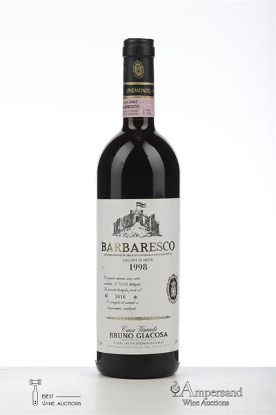 BARBARESCO GALLINA DI NEIVE 1998 - Bruno Giacosa - 1 Bottle