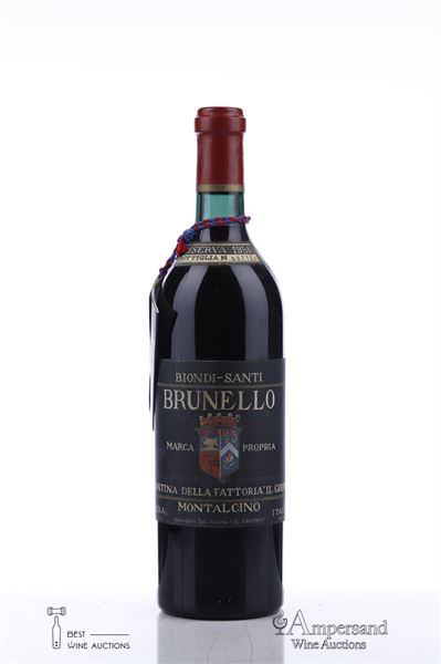 BRUNELLO DI MONTALCINO RISERVA IL GREPPO 1958 - Biondi Santi - 1 Bottle