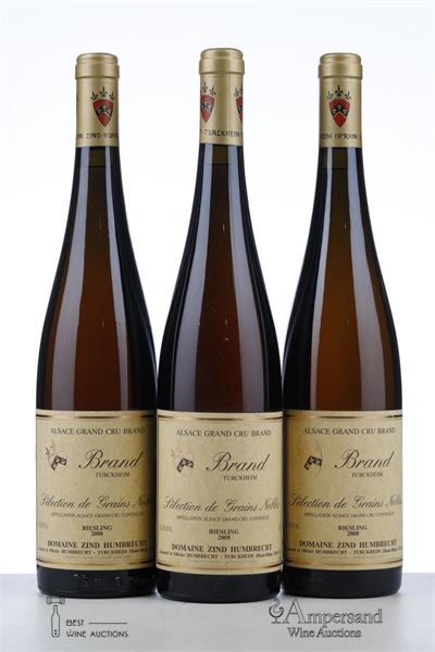 RIESLING BRAND SELECTION DE GRAINS NOBLES 2008 - Zind Humbrecht - 3 Bottles