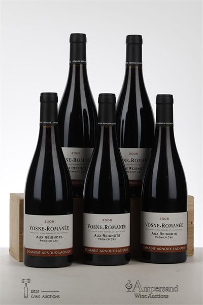 VOSNE ROMANEE AUX REIGNOTS 2008 - Arnoux Lachaux - 5 Bottles