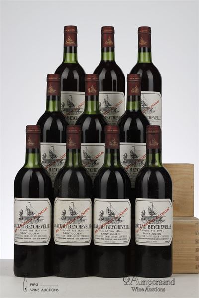 BEYCHEVELLE 1976 - Mc - 10 Bottles - Owc 12