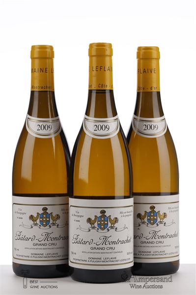 BATARD MONTRACHET 2009 - Domaine Leflaive - 3 Bottles