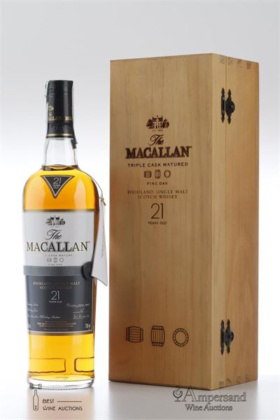 MACALLAN  FINE OAK TRIPLE CASK 21 Y - Alc 43% - 1 Bottle - Owc 1