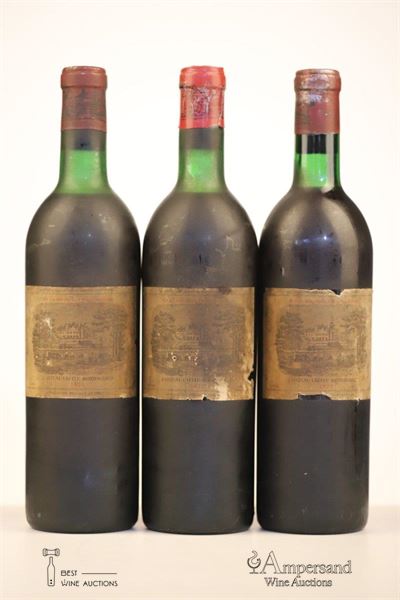 LAFITE ROTHSCHILD 1971 - Mc - 3 Bottles