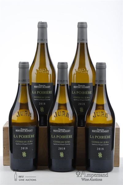 COTES DU JURA LA POIRIERE 2018 - Berthet Bondet - 5 Bottles