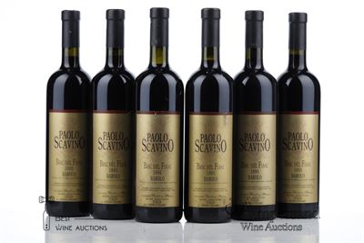 BAROLO BRIC DEL FIASC 1995 - Paulo Scavino - 6 Bottles