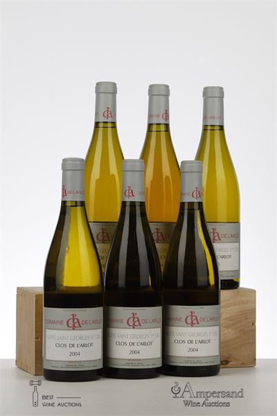 NUITS ST GEORGES BLANC CLOS DE L'ARLOT 2004 - Domaine de l'Arlot - 6 Bottles
