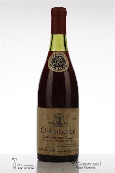 CHAMBERTIN 1966 - L'heritier Latour - 1 Bottle