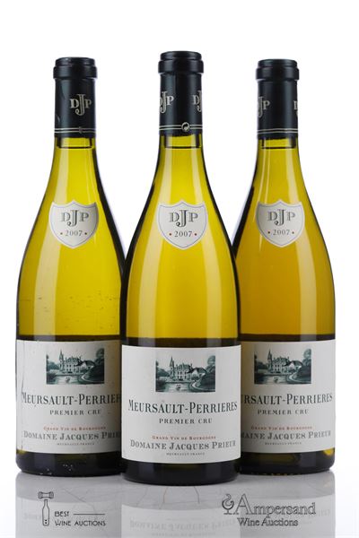 MEURSAULT PERRIERES 2007 - Jacques Prieur - 3 Bottles
