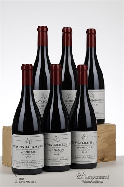 NUITS ST GEORGES AUX MURGERS 2005 - Sylvain Cathiard - 6 Bottles