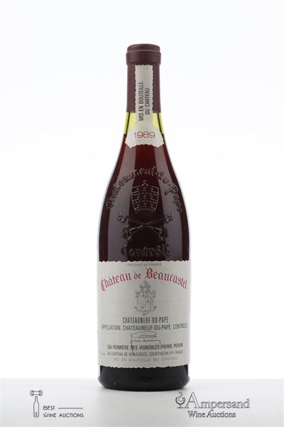 CHATEAUNEUF DU PAPE BEAUCASTEL 1989 - Beaucastel - 1 Bottle