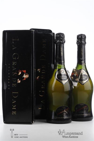 VEUVE CLICQUOT LA GRANDE DAME 1979 - Veuve Clicquot - 2 Bottles - Oc 1
