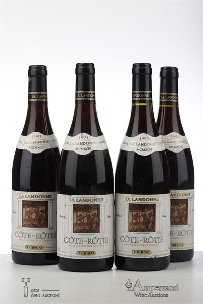 COTE ROTIE LA LANDONNE 1993 - Guigal - 4 Bottles