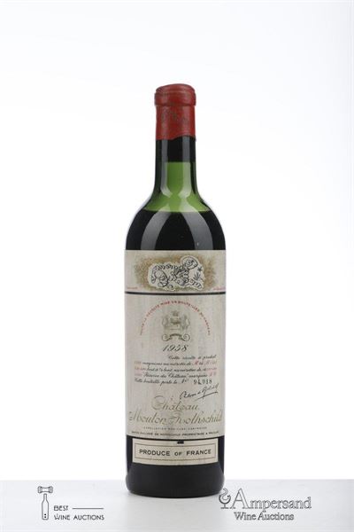 MOUTON ROTHSCHILD 1958 - Mc - 1 Bottle