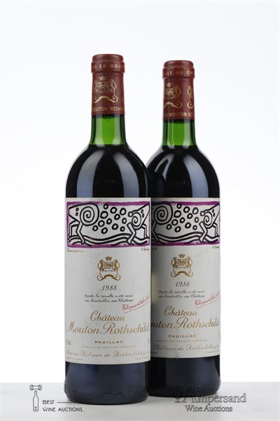 MOUTON ROTHSCHILD 1988 - Mc - 2 Bottles