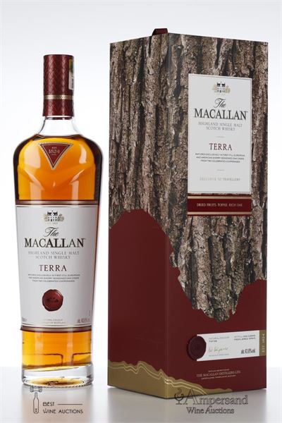 MACALLAN TERRA NV - Macallan - The Quest Collection - First Fill European and American Sherry Seasoned Oak Cask - 43.8% - 1 Bottle - Oc 1