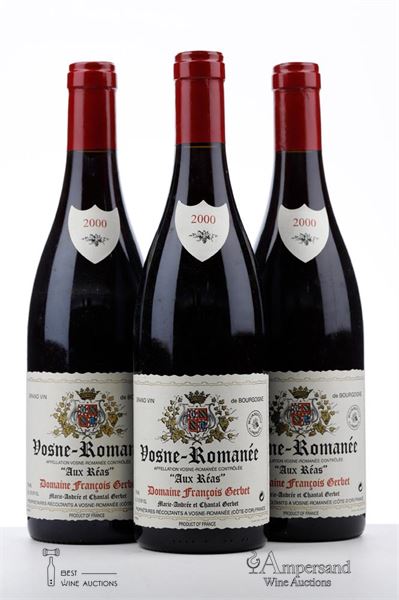 VOSNE ROMANEE AUX REAS 2000 - Francois Gerbet - 3 Bottles