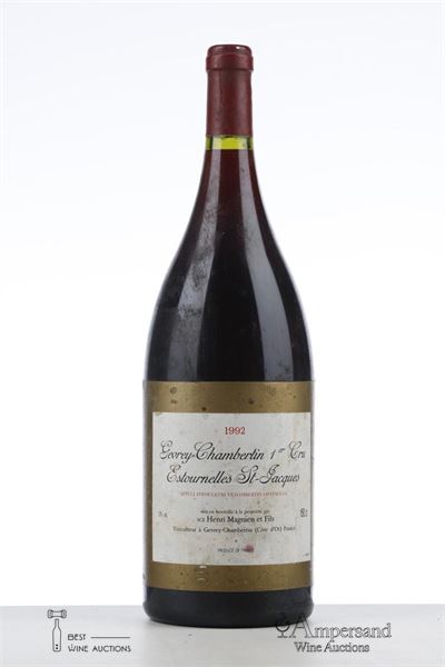 GEVREY CHAMBERTIN ESTOURNELLES ST JACQUES 1992 - Henri Magnien - 1 Magnum
