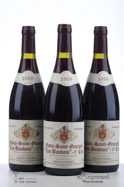 NUITS ST GEORGES LES BOUDOTS 2009 - Gerard Mugneret - 3 Bottles