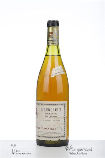 MEURSAULT CHARMES 1989 - Pierre Ponnelle - 1 Bottle