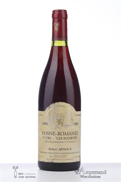 VOSNE ROMANEE LES SUCHOTS 1991 - Robert Arnoux - 1 Bottle
