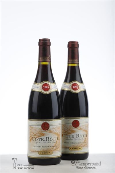 COTE ROTIE COTE BRUNE ET BLONDE 2003 - Guigal - 2 Bottles