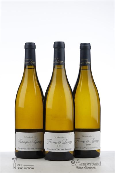 GIVRY BLANC CLOS DES VIGNES RONDES 2011 - Francois Lumpp - 3 Bottles