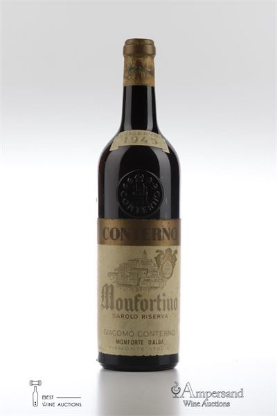 BAROLO MONFORTINO RISERVA 1945 - Giacomo Conterno  - 1 Bottle