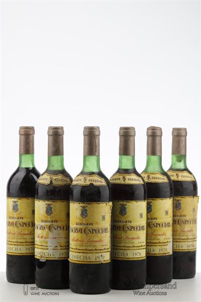RIOJA RESERVA ESPECIAL 1970 - Martinez Lacuesta - 6 Bottles
