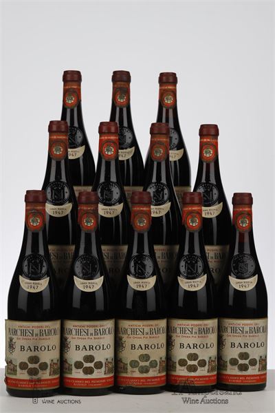 BAROLO GRAN RISERVA 1947 - Marchesi di Barolo - 12 Bottles