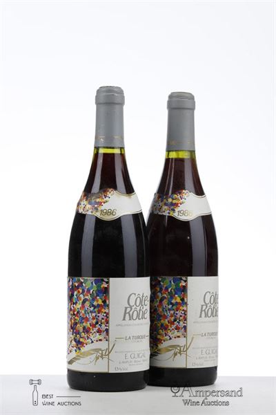 COTE ROTIE LA TURQUE 1986 - Guigal - 2 Bottles