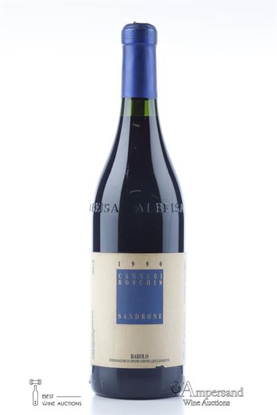 BAROLO CANNUBI BOSCHIS 1990 - Luciano Sandrone  - 1 Bottle