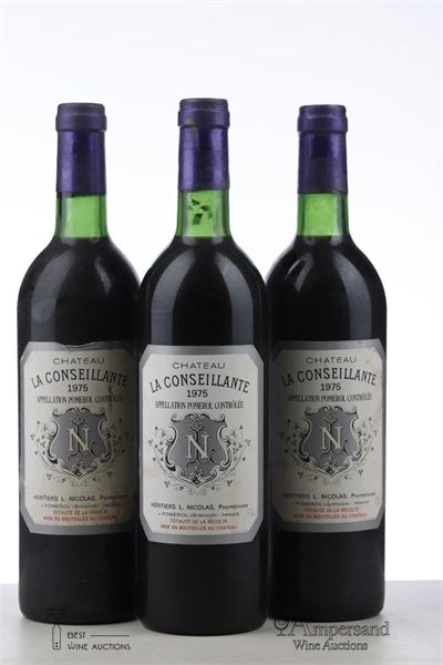 LA CONSEILLANTE 1975 - Mc - 3 Bottles