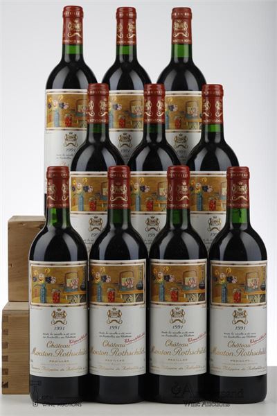 MOUTON ROTHSCHILD 1991 - Mc - 10 Bottles