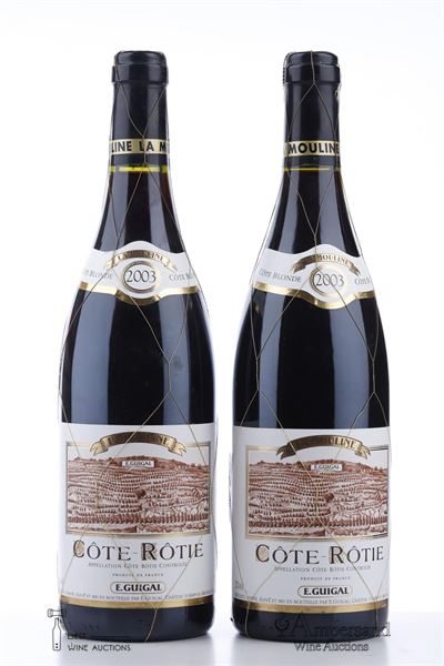 COTE ROTIE LA MOULINE 2003 - E. Guigal - 2 Bottles