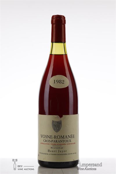 VOSNE ROMANEE CROS PARANTOUX 1982 - Henri Jayer - 1 Bottle