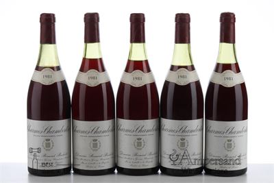 CHARMES CHAMBERTIN 1981 - B. Bachelet - 9 Bottles