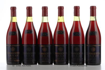 CHAMBERTIN CLOS DE BEZE 1976 - Gelin - 12 Bottles