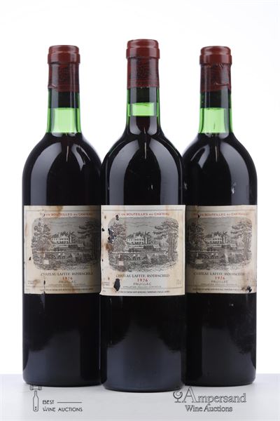 LAFITE ROTHSCHILD 1976 - Mc - 3 Bottles