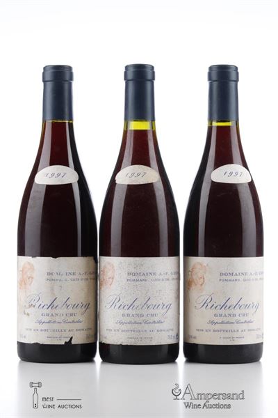 RICHEBOURG 1997 - Anne et Francois Gros - 3 Bottles