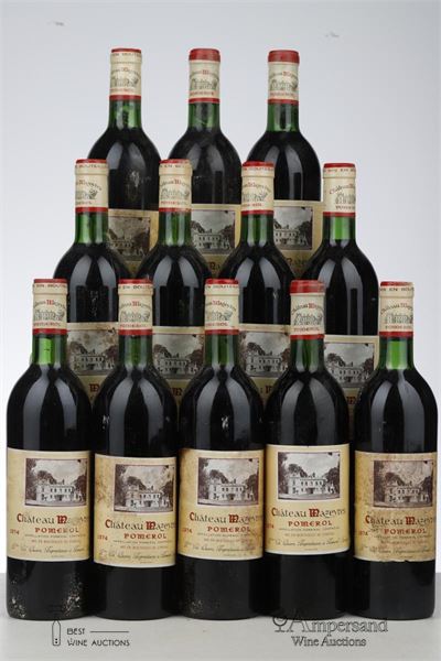 MAZEYRES 1974 - Mc - 12 Bottles