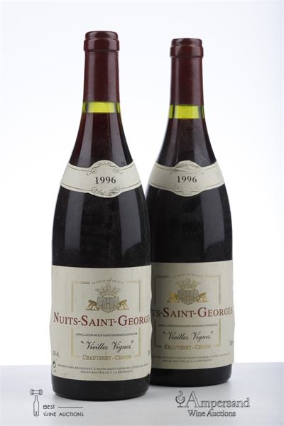 NUITS ST GEORGES VIEILLES VIGNES 1996 - Chauvenet Chaupin - 2 Bottles