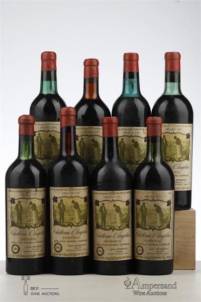 ANGELUS - Pomerol 1964 - Mb - Jean Rooryck - 8 Bottles