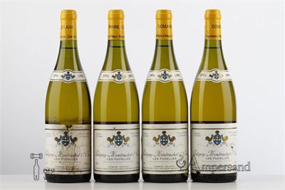 PULIGNY MONTRACHET LES PUCELLES 1996 - Domaine Leflaive - 4 Bottles