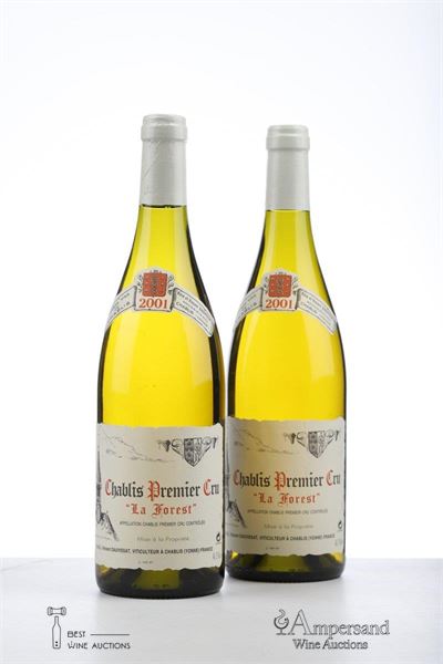 CHABLIS LA FOREST 2001 - Vincent Dauvissat - 2 Bottles