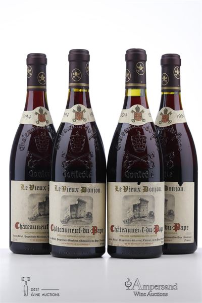CHATEAUNEUF DU PAPE LE VIEUX DONJON 1994 - Vieux Donjon - 4 Bottles