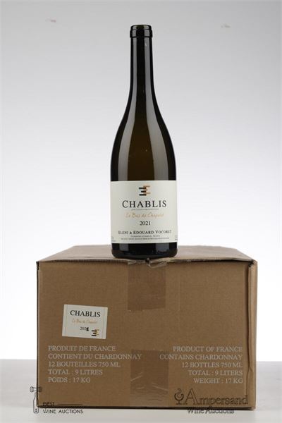 CHABLIS LE BAS DE CHAPELOT 2021 - Eleni et Edouard Vocoret - 12 Bottles - Oc 12