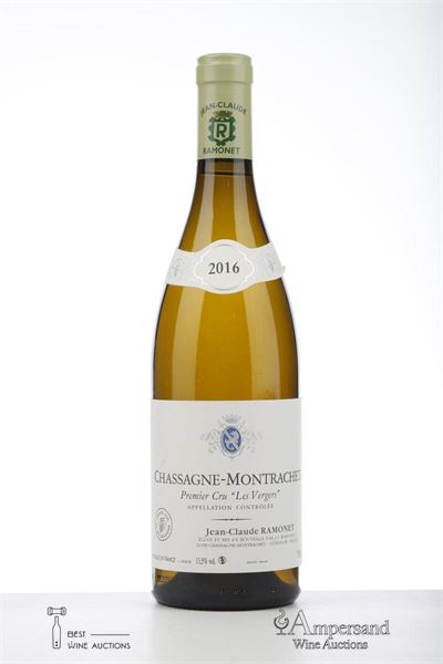 CHASSAGNE MONTRACHET BLANC LES VERGERS 2016 - Ramonet - 1 Bottle