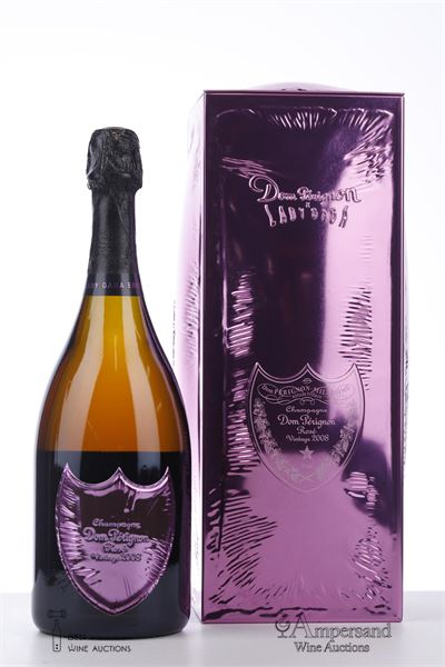 DOM PERIGNON ROSE LADY GAGA 2008 - Moet et Chandon - 1 Bottle - Metalbox